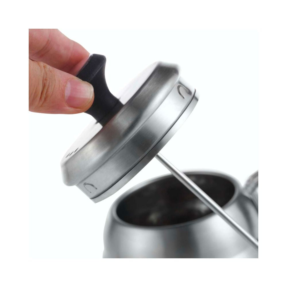 Sherwood Home Filter Brew V60 Pour Over Coffee Kettle With Thermometer - Stainless Steel - 1L