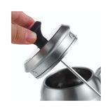 Sherwood Home Filter Brew V60 Pour Over Coffee Kettle With Thermometer - Stainless Steel - 1L