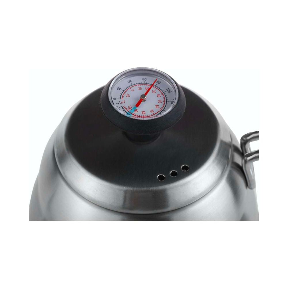 Sherwood Home Filter Brew V60 Pour Over Coffee Kettle With Thermometer - Stainless Steel - 1L