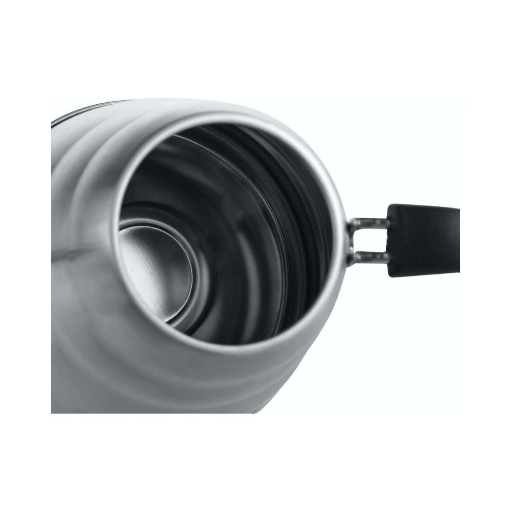 Sherwood Home Filter Brew V60 Pour Over Coffee Kettle With Thermometer - Stainless Steel - 1L