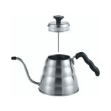 Sherwood Home Filter Brew V60 Pour Over Coffee Kettle With Thermometer - Stainless Steel - 1L