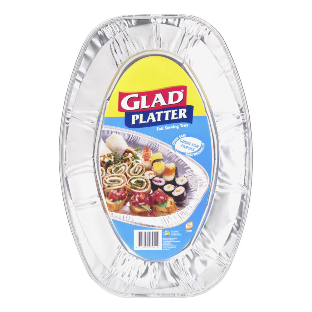 6 x Glad Platter Foil Serving Tray - 430mm