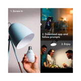 LIFX White 8.5W A60 B22 800lm Smart Bulb - 2 Pack