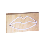 Lazy Dayz Red Lips Neon Light