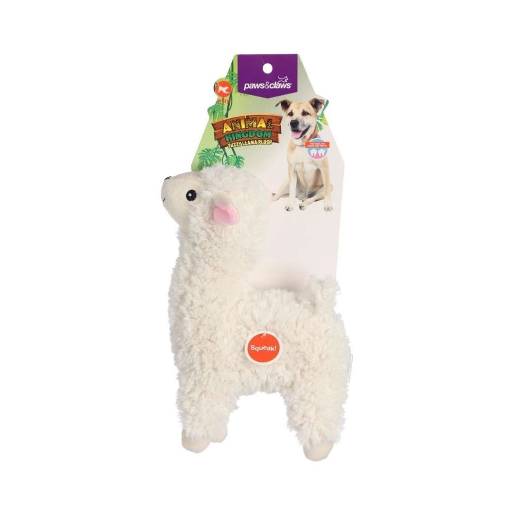 Paws & Claws Animal Kingdom Fuzzy Llama Plush
