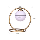 Sarantino Gold Metal Table Lamp