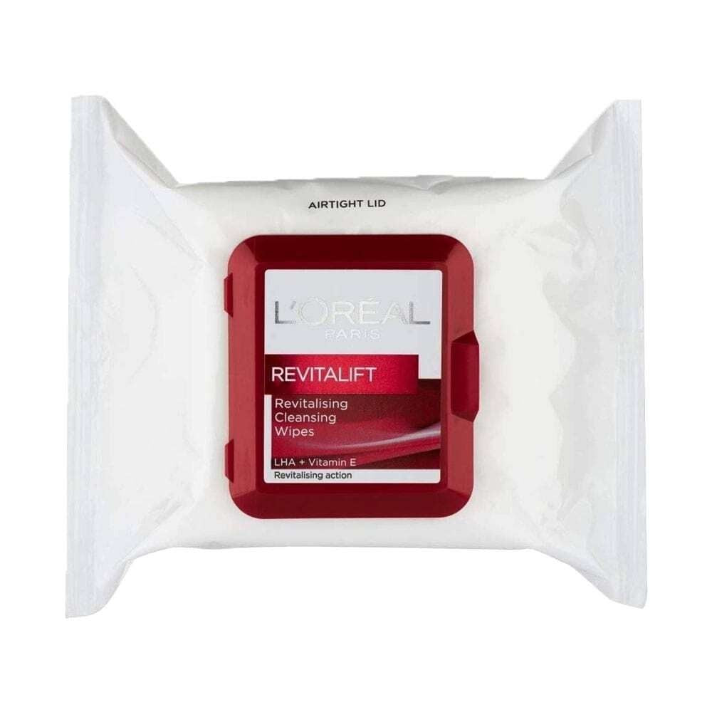 L'Oreal Revitalift Rejuvenating Makeup Removing Wipes - 25 Pack