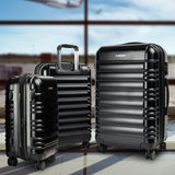 Olympus 3PC Noctis Luggage Set Hard Shell ABS+PC - Stygian Black