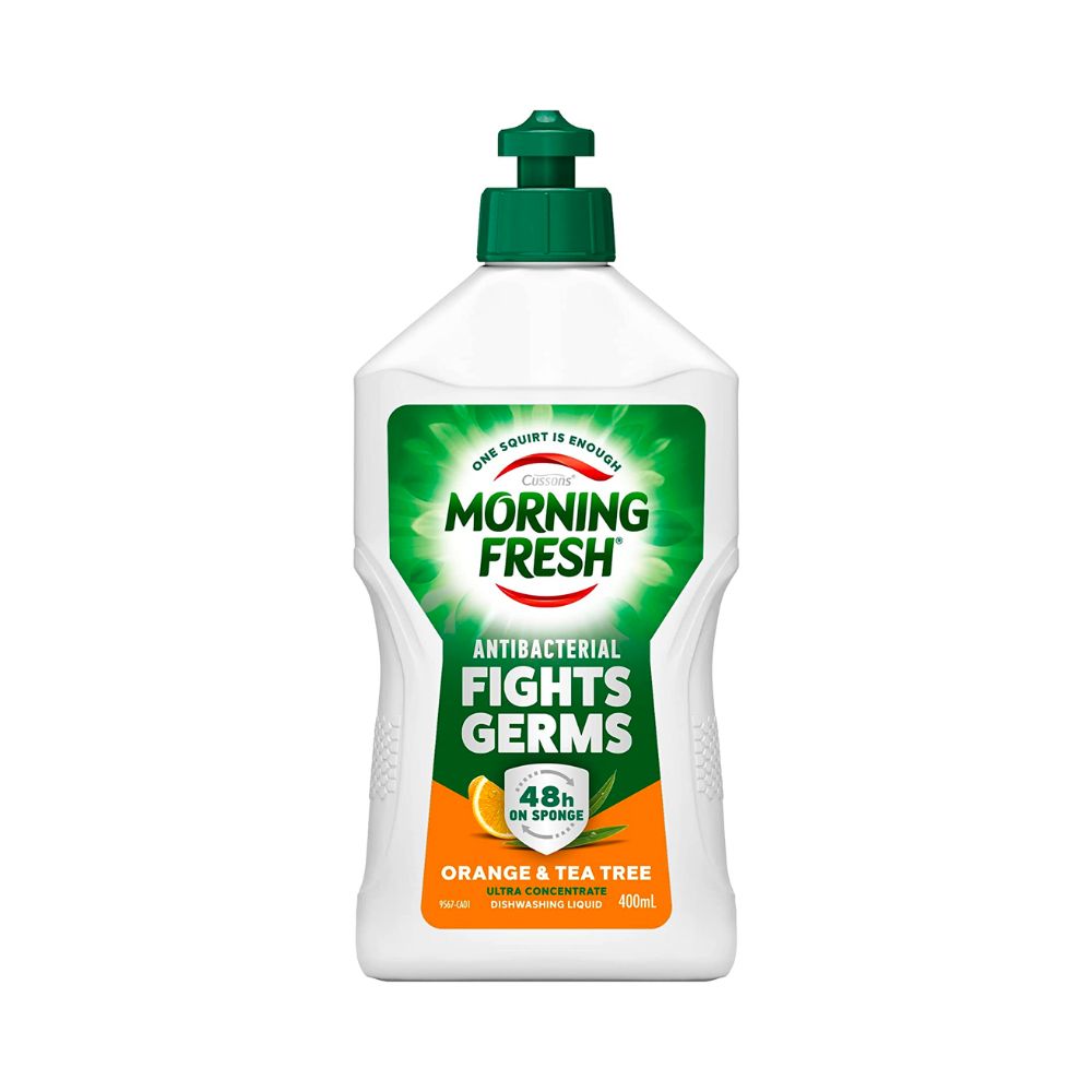 2 Pack x Morning Fresh Dishwashing Liquid Antibacterial Orange and Tea Tree - 400ml