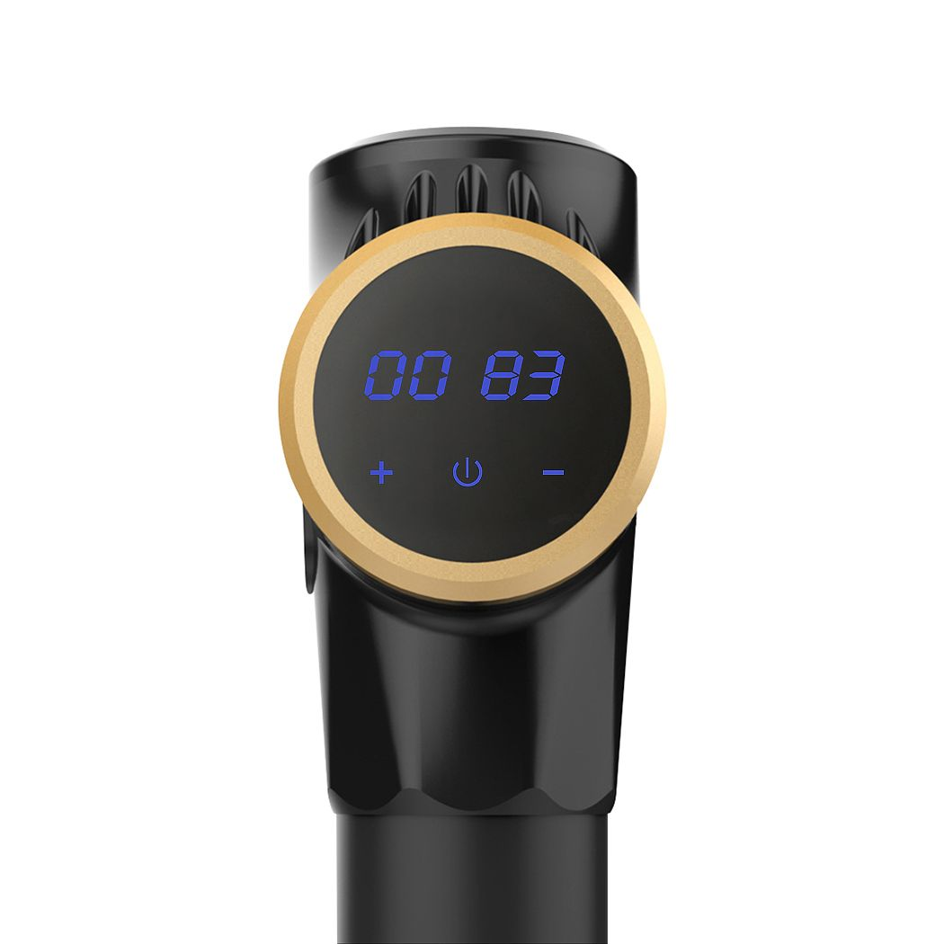 Electric Massage Gun With 4 Heads Percussion