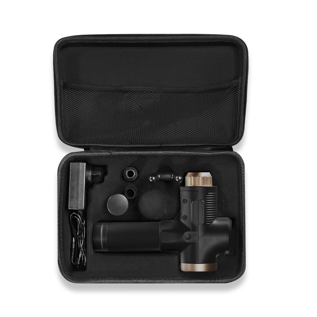 Electric Massage Gun With 4 Heads Percussion