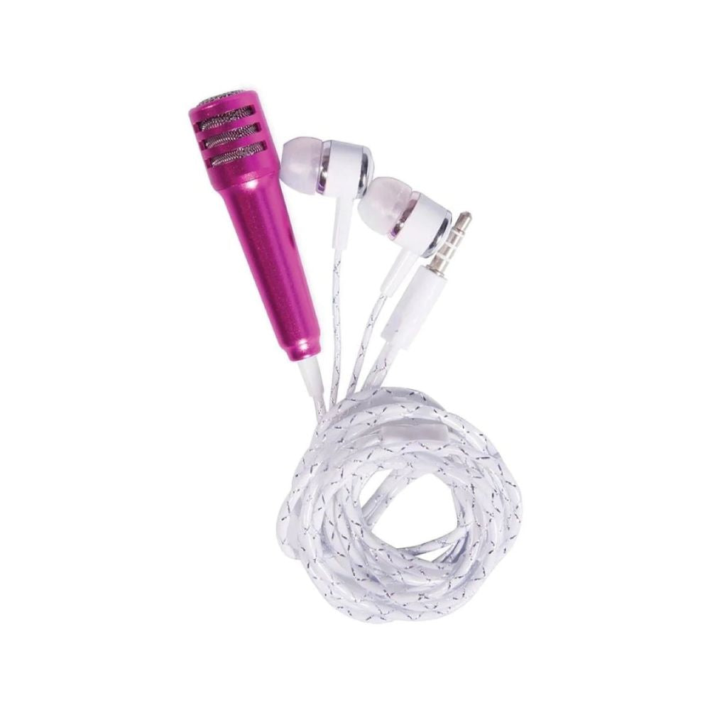 Smart Phone Karaoke Mini Microphone With Earbuds