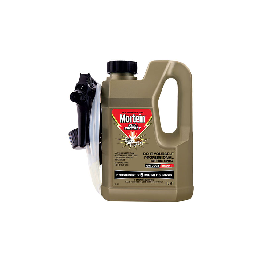 Mortein Kill & Protect DIY Surface Spray Indoor & Outdoor Control 1L