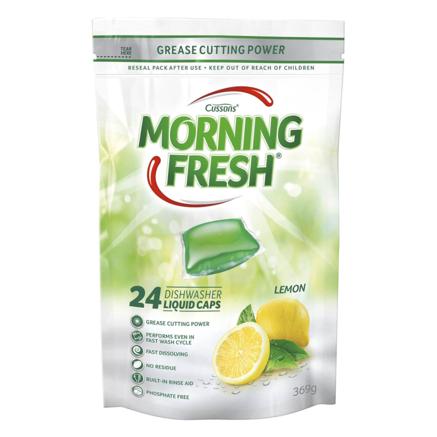 Morning Fresh Dishwashing Liquid Caps Lemon 24pk
