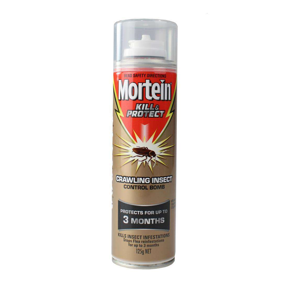 Mortein Kill & Protect Crawling Insect Control Bomb 125g