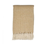 Amalfi Harris Throw 170x150cm - Natural/Mustard