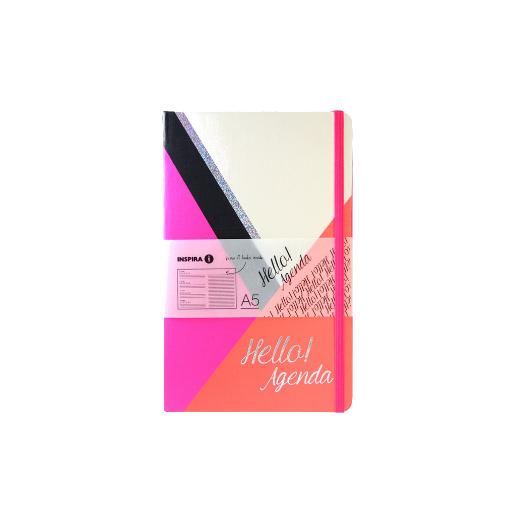 Inspira 'Hello Agenda' Notebook A5