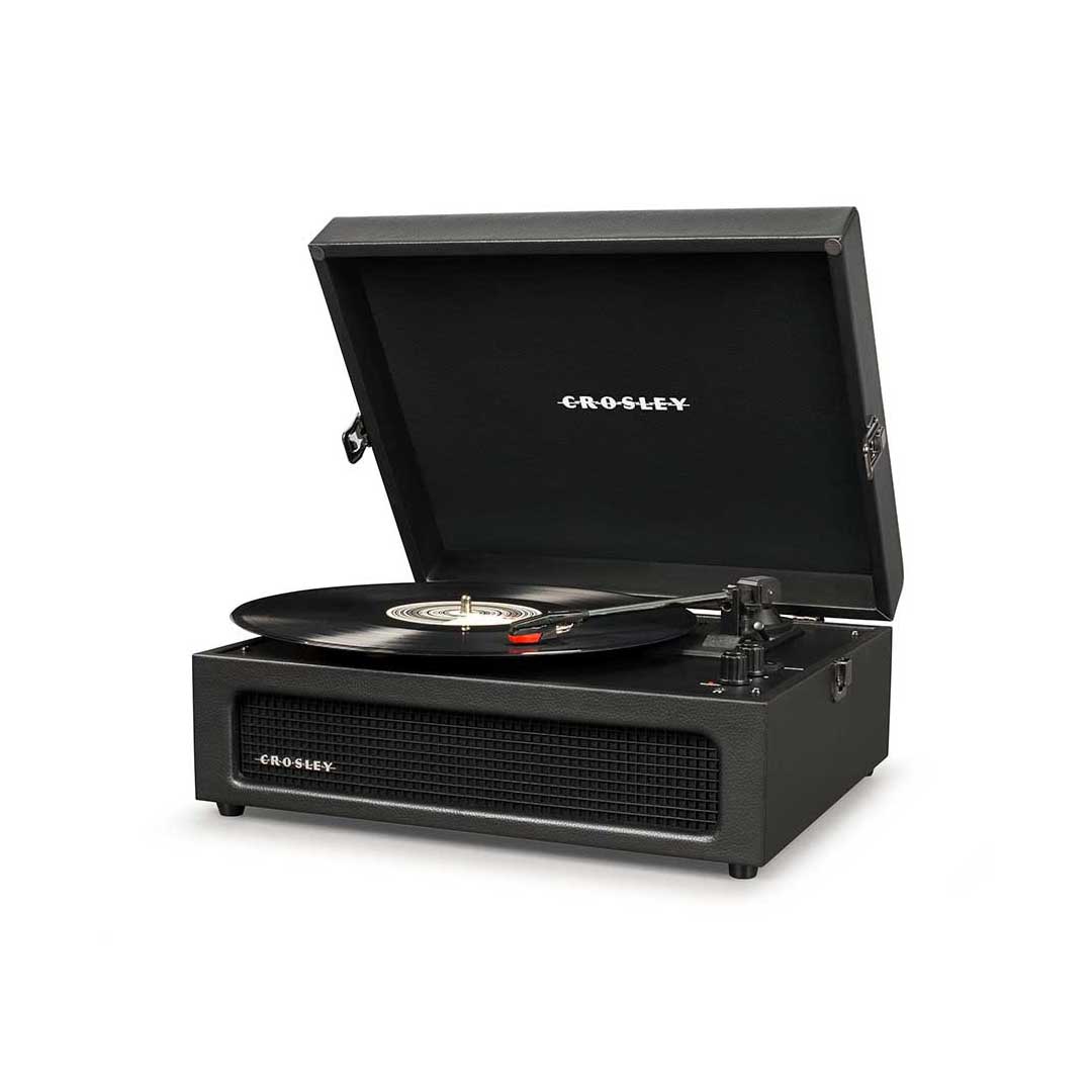 Crosley Voyager 3-Speed Portable Turntable + Free Record Storage Crate