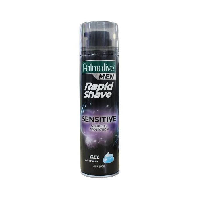 Palmolive Men Rapid Shave Sensitive Shaving Gel + Aloe Vera 200g