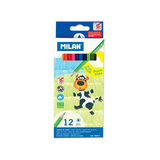 Milan Coloured Pencils 12 Pack
