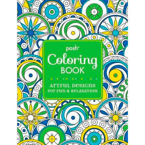 Posh Coloring Book Artful Designs