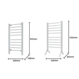 Pronti Heated Towel Rack Electric Towel Rails 160Watt with Timer