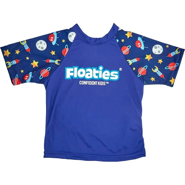 Floaties Rash Vest - Boys 2-4 years - Blue Space Spint