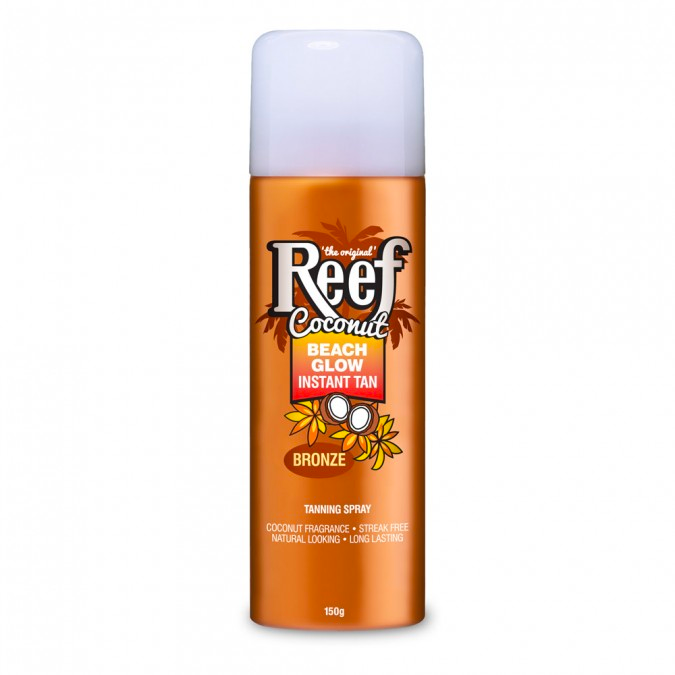 Reef Coconut Oil Beach Glow Instant Tan Bronze Spray 150g