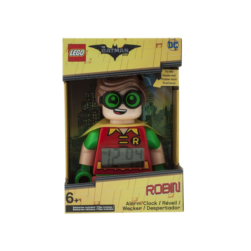 LEGO Batman Movie Robin Minifigure Clock