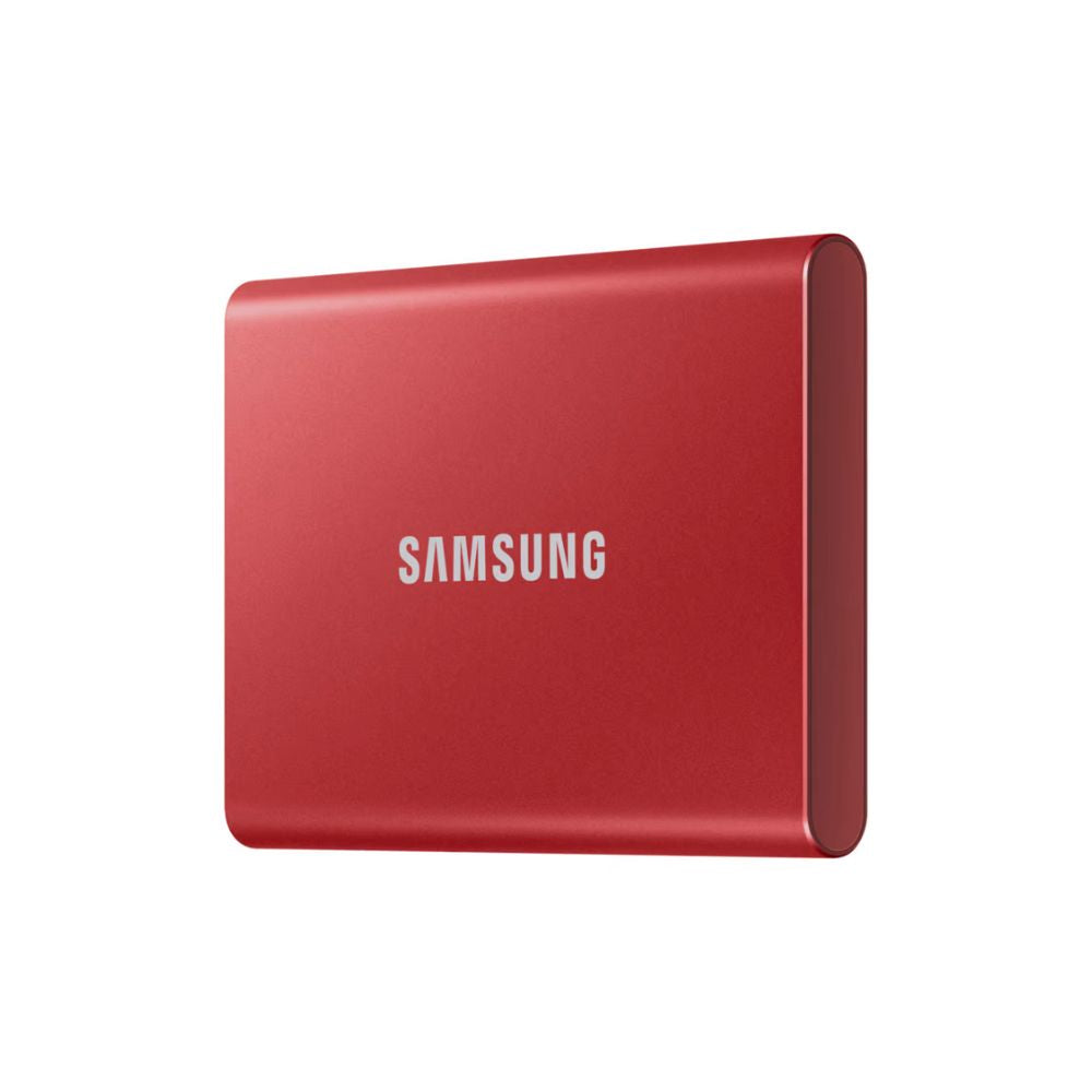 Samsung T7 Portable SSD Drive 1TB Metallic Red