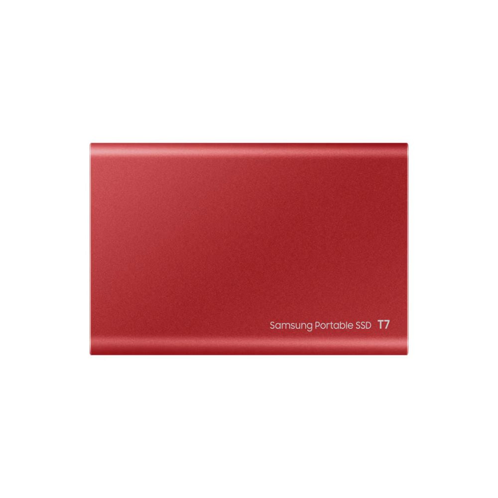 Samsung T7 Portable SSD Drive 1TB Metallic Red
