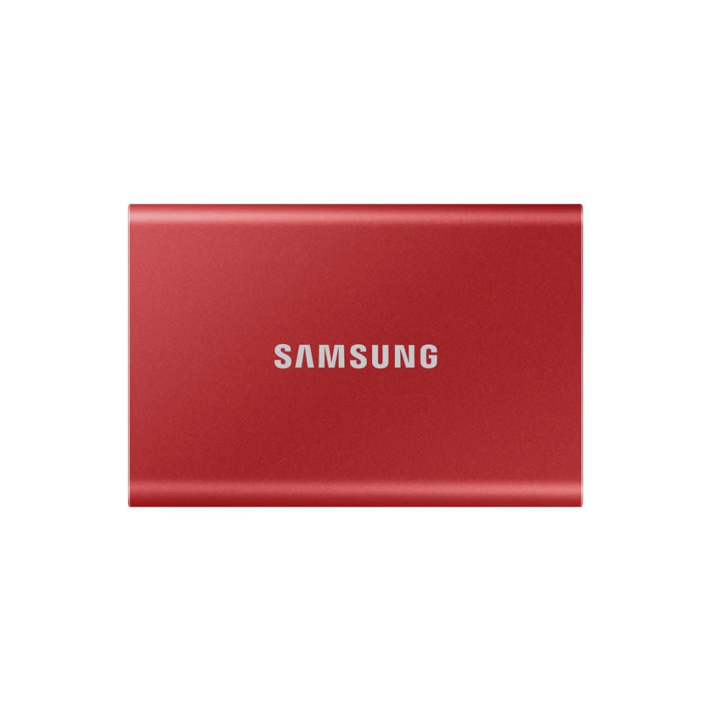 Samsung T7 Portable SSD Drive 1TB Metallic Red