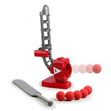Automatic Cricket Soft Ball Pitcher with Bat