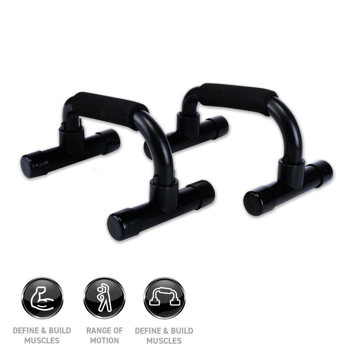 Sas Sports Non Slip Foam Grip Push Up Bars