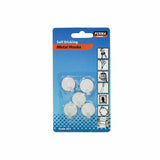 2 Pack x Self Sticking Metal Round Hooks