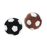 Paws & Claws 13cm Soft Plush Soccer Ball Squeaker Toy