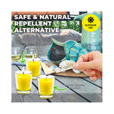 2 Pack x Garden Greens Citronella Scented Tealight Candles In Glass Holders 10g 5pc