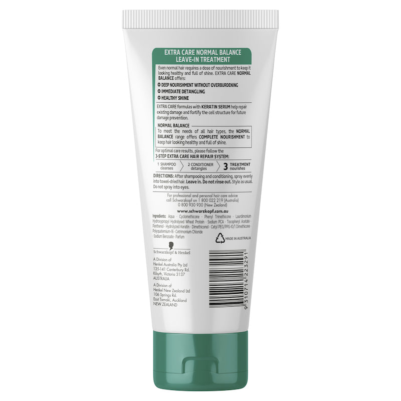 Schwarzkopf Extra Care Normal Balance Leave In Treatment - 150ml