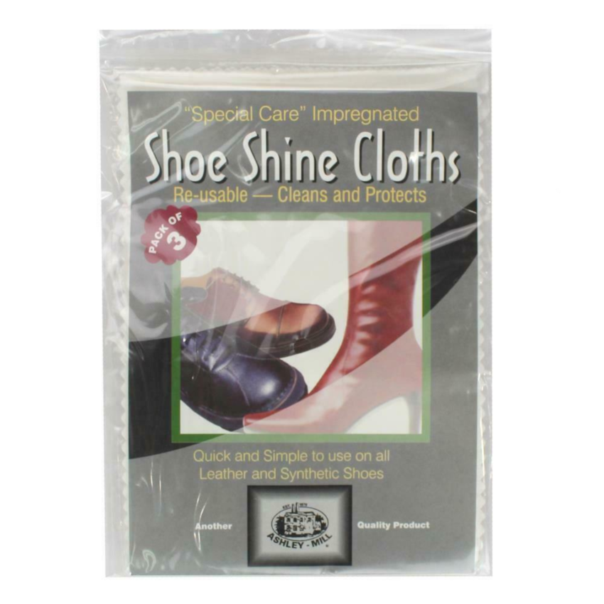 2 Pack x Ashley-Mill Shoe Shine Cloth 3pc