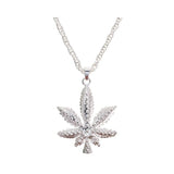 Silver Leaf Necklace