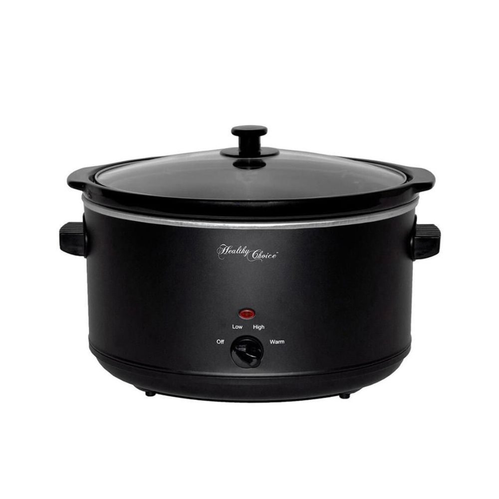 Healthy Choice 8L Slow Cooker - Black
