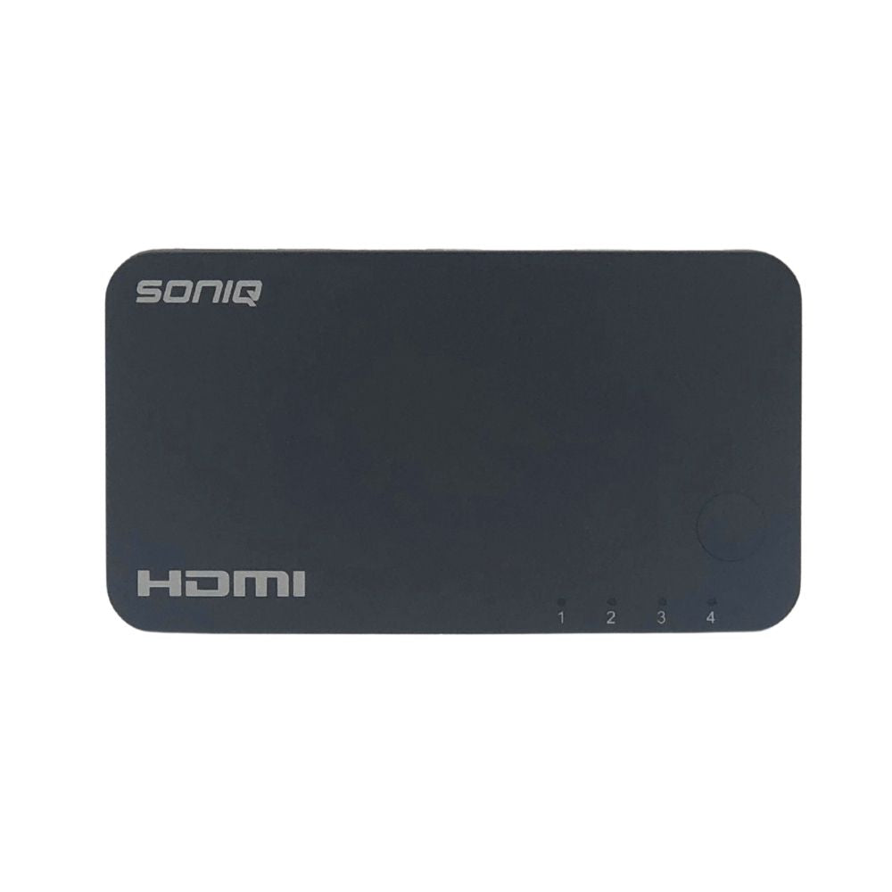 Soniq 4-Way HDMI Switch With Wireless Remote
