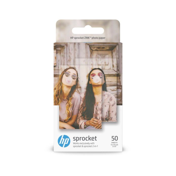 HP Sprocket Zink StickyBacked 2x3" 50 Sheet Photo Paper Smooth Sales