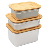 Stainless Steel Bamboo Lunch Box