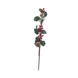 6 Pack x Mistletoe and Pine Christmas Vase Filler Decoration
