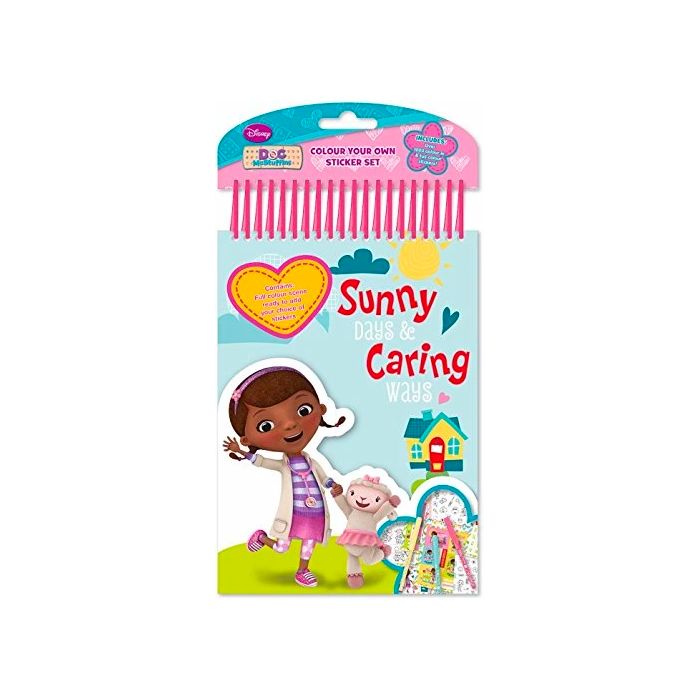 Disney Doc Mcstuffins: Sunny Days & Caring Ways Colour Your Own Sticker Set