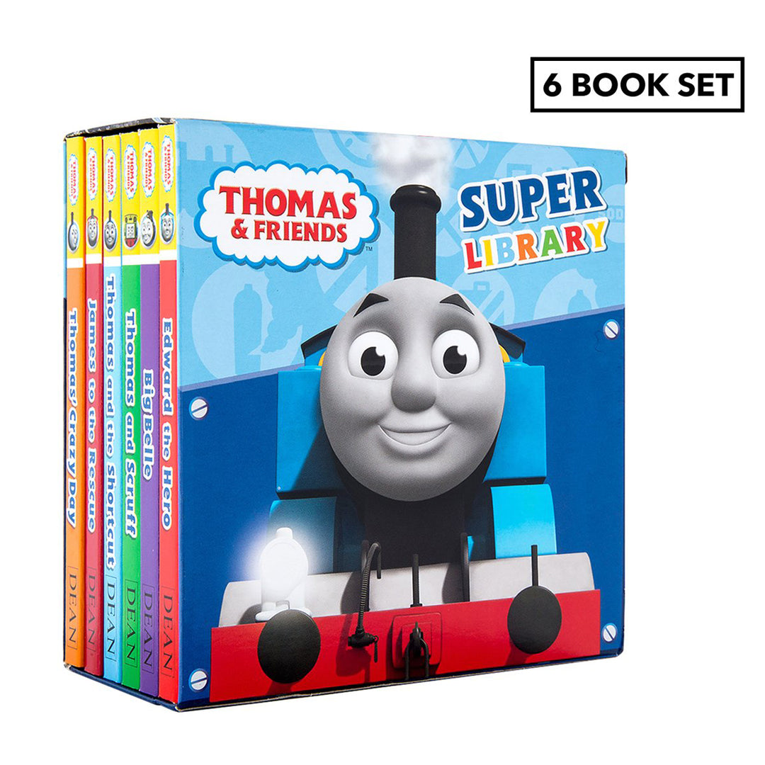 Thomas The Tank Engine Super Library 6-Hardcover Book Collection