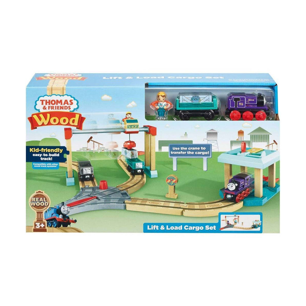 Thomas & Friends Wooden Railway Lift & Load Cargo Set by Fisher Price