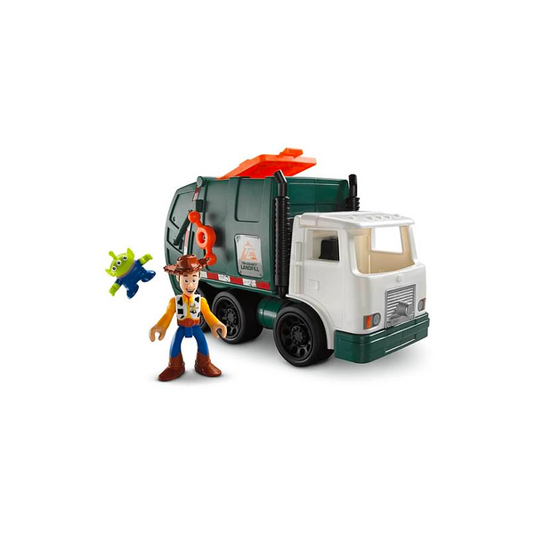 Imaginext toy cheap story garbage truck