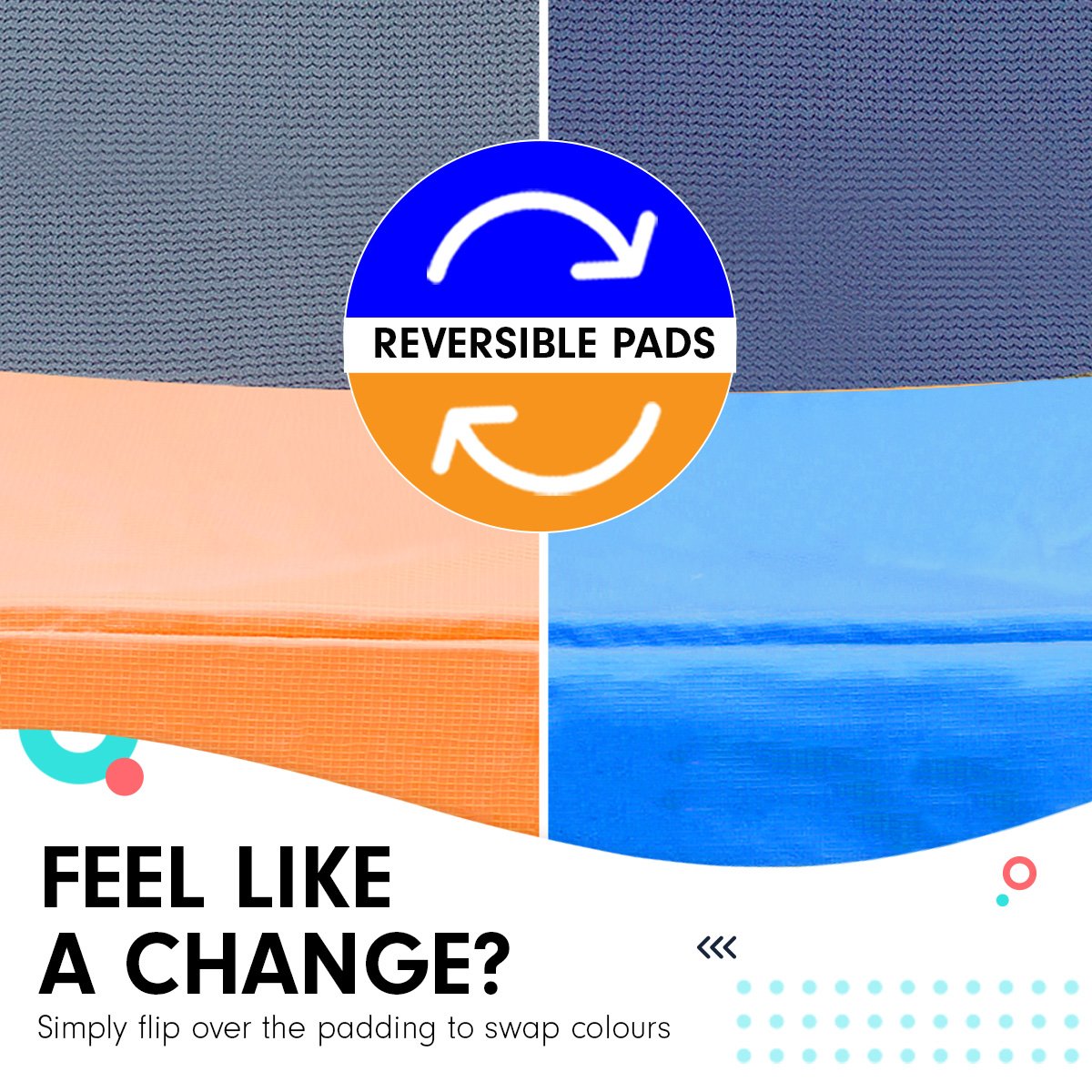 Kahuna Pro 12ft Trampoline with Mat, Reversible Pad, Basketball Set